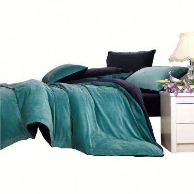 Luxury Home Queen King Size Plush Shaggy Fur Fleece Bedding Duvet Cover Set